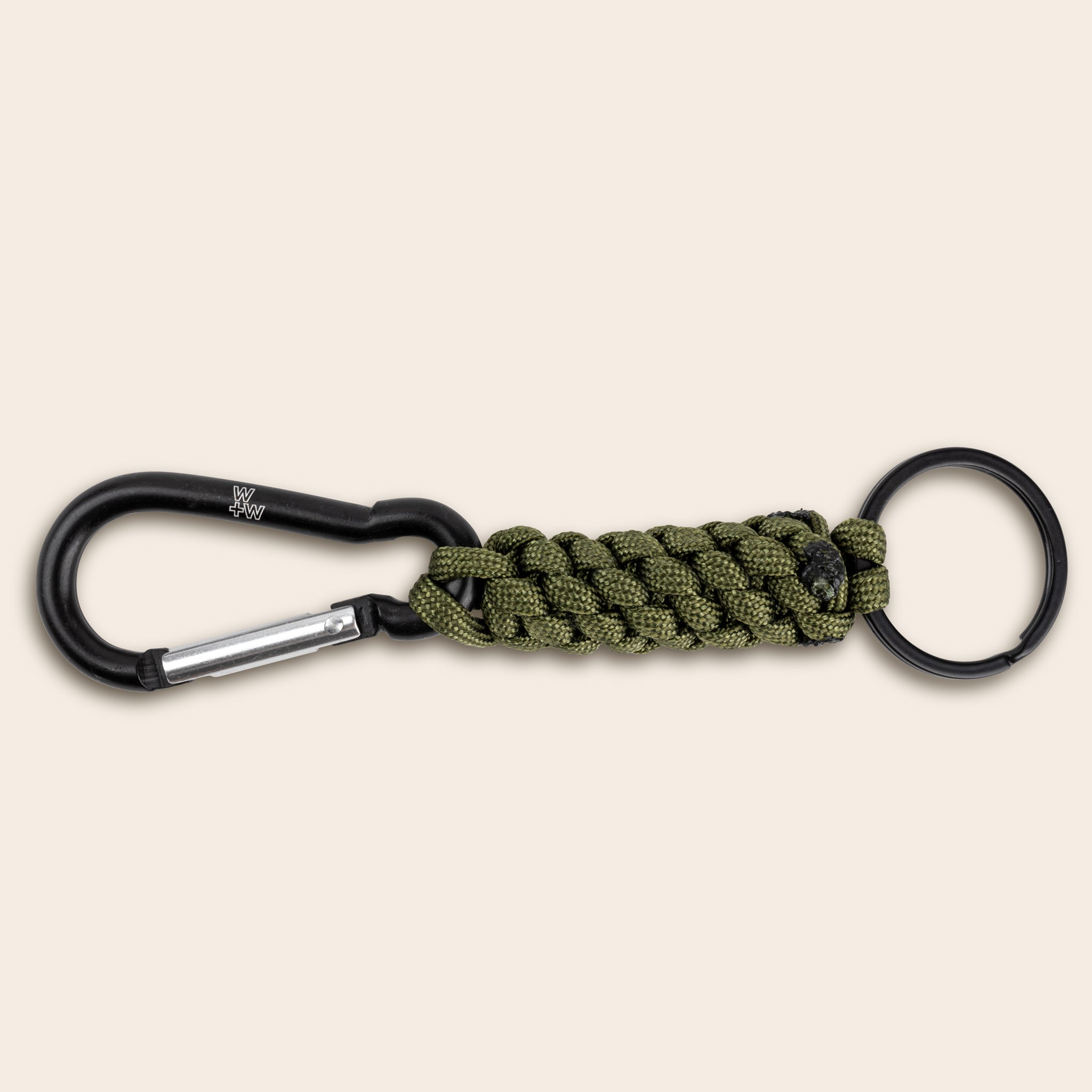 LA1 Stg 2 Carabiner Keychain Olive