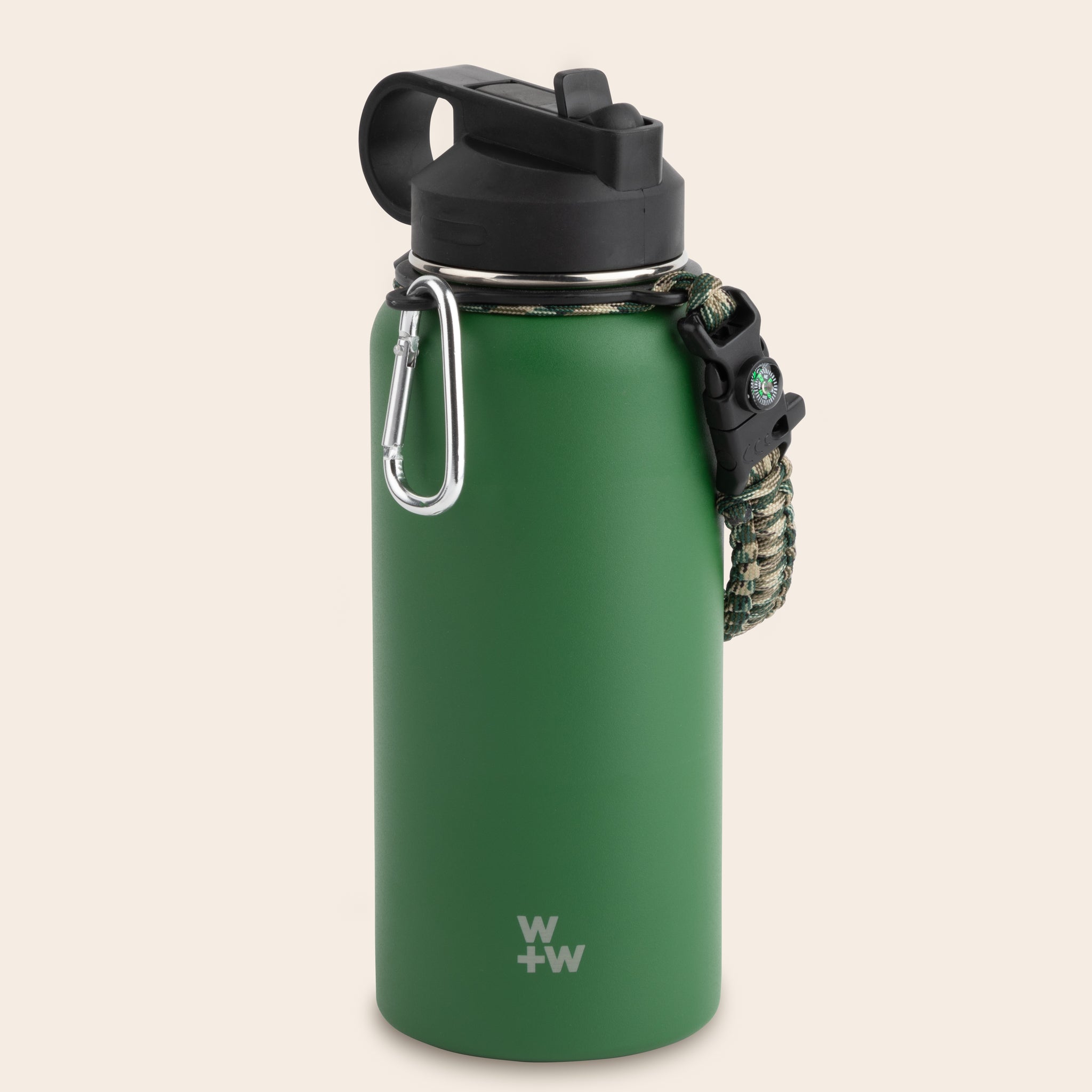 Celebrate It Stainless Steel Water Bottle - Black - 32 oz